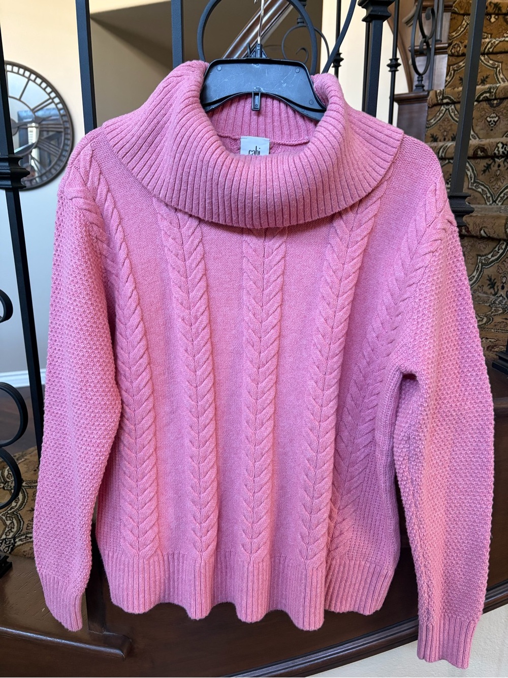 cabi #4853 Blush turtleneck, Size Small. Hard to find size.